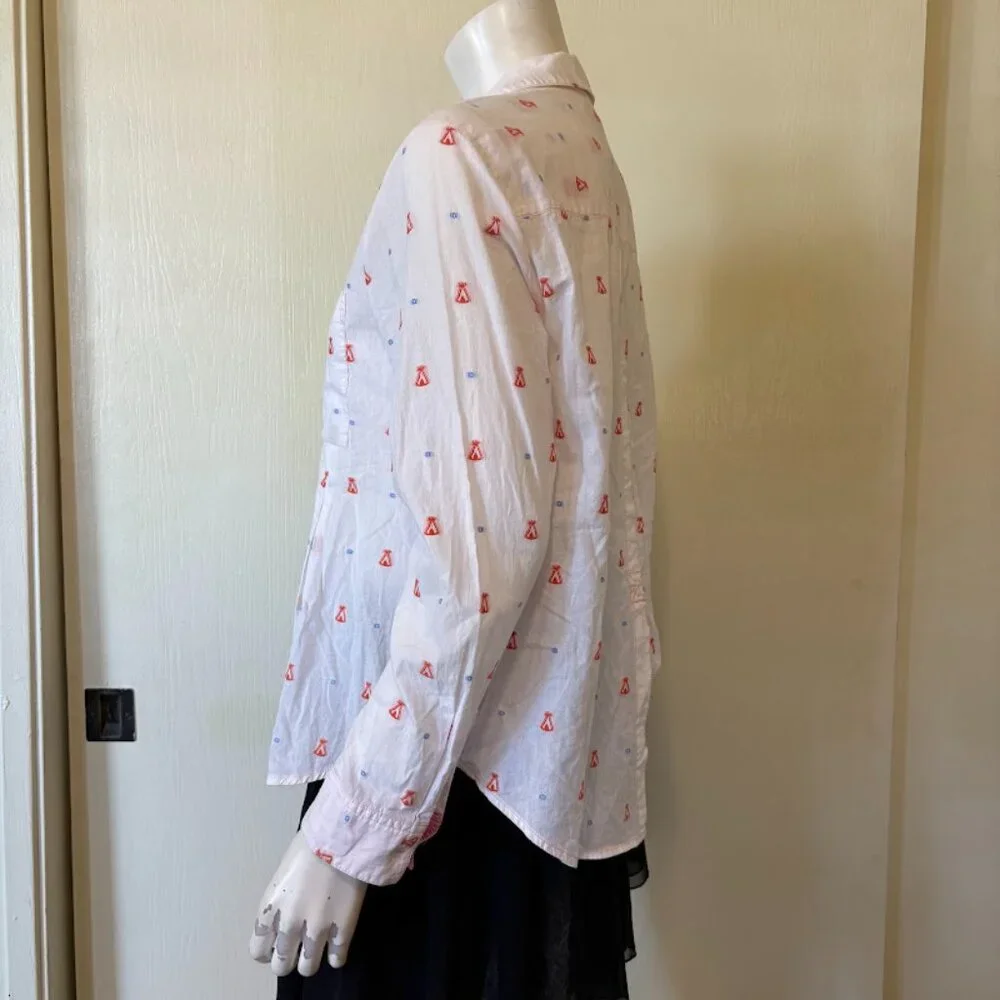 Maeve Miette Teepee Button Down Shirt 10